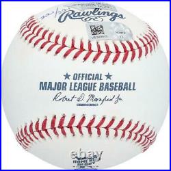 Pete Alonso Mets Signd 2019 Home Run Derby Logo Baseball Re-PeteIns LE221/221