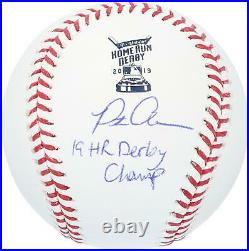 Pete Alonso Mets Signed 2019 Home Run Derby Baseball & 19 HR Derby Champ Insc