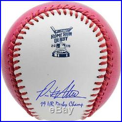 Pete Alonso Mets Signed 2019 Home Run Derby Moneyball & 19 HR Derby Champ Insc