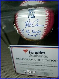 Pete Alonso Mets Signed 2019 Home Run Derby Moneyball & 19 HR Derby Champ Insc