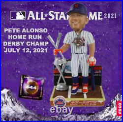 Pete Alonso NY Mets 2021 Home Run Derby Champion RE-PETE NIB Ltd Ed IN HAND