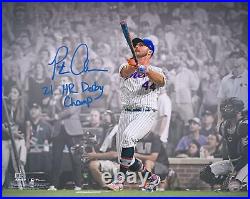 Pete Alonso NY Mets Signd 16x20 2021 Home Run Derby Photo withHR Derby Champ Insc