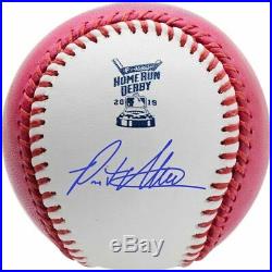 Pete Alonso NY Mets Signed 2019 Home Run Derby Pink Moneyball Baseball Fanatics