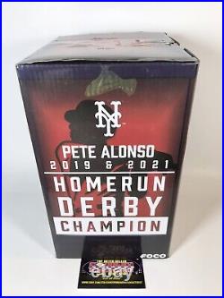 Pete Alonso New York Mets 2021 Home Run Derby Champion Re-Pete Bobblehead FOCO