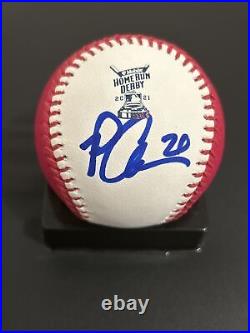 Pete Alonso New York Mets Autographed 2021 Home Run Derby Baseball JSA Certified