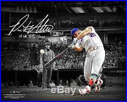 Pete Alonso New York Mets Signed 16 x 20 2019 Home Run Derby Spotlight Photo
