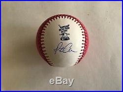 Pete Alonso New York Mets Signed 2019 Home Run Derby Pink Moneyball Baseball