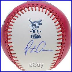 Pete Alonso New York Mets Signed 2019 Home Run Derby Pink Moneyball Baseball