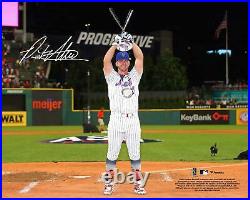 Pete Alonso New York Mets Signed 8 x 10 2019 MLB Home Run Derby Trophy Photo