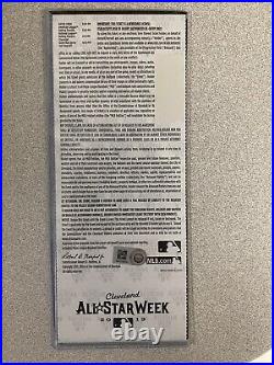 Pete Alonso Signed 2019 ASG Home Run Derby Champion Ticket Stub 19 HRD MLB COA