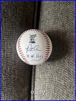 Pete Alonso Signed 2019 Home Run Derby Baseball with HR Champ Inscription Fanatics