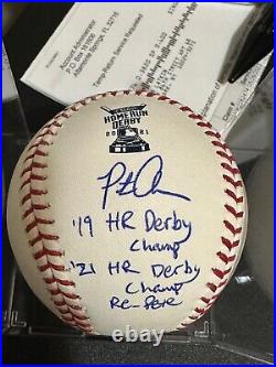 Pete Alonso signed HR Derby Baseball 2019 2021 HR Derby Champ Re-Pete #32/44