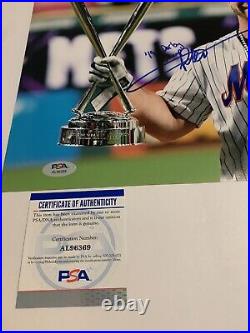 Pete Alonso signed New York Mets 11x14 photo PSA/DNA home run derby