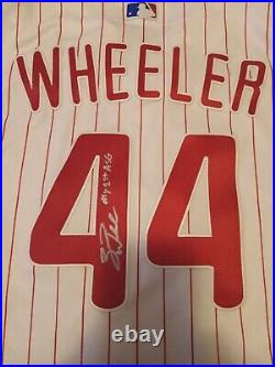 Phillies Zack Wheeler Signed 2021 ASG Work Out Home Run Derby Worn Used Jersey