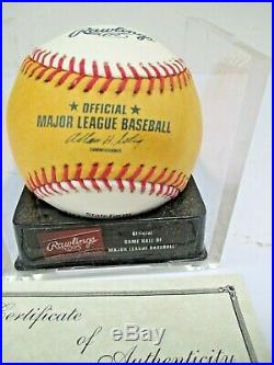 Prince Fielder Tigers Rangers Signed 2009 Home Run Derby Baseball with COA 8897