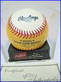 Prince Fielder Tigers Rangers Signed 2009 Home Run Derby Baseball with COA 8897