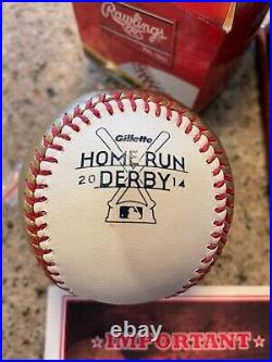 RARE 24K Gold Rawlings Official Major League 2014 Home Run Derby Baseball