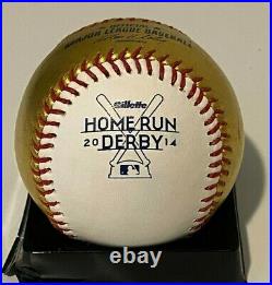 RARE 24K Gold Rawlings Official Major League 2014 Home Run Derby Logo Baseball