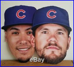 RARE Chicaco Cubs Baez & Schwarber 2018 MLB All Star Home Run Derby BIG HEADS
