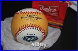 RAWLINGS OFFICIAL 2008 Gold Home Run Derby Baseball with Slight Blem