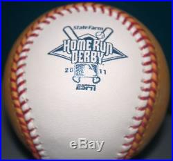 RAWLINGS OFFICIAL 2011 MLB Gold / White Home Run Derby Baseball ROBINSON CANO