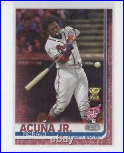RONALD ACUNA JR. 2019 Topps Update Mother's Day Pink #17/50