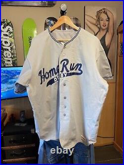Rare 1970s authentic homerun derby jersey size 52 southland Gray 3XL