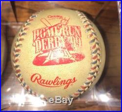 Rawlings 1999 Home Run Derby Game Used Baseball Fenway Park RARE