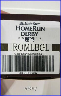 Rawlings 24kt Gold 2012 Home Run Derby Logo Baseball Very Rare Bud Selig