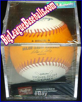 Rawlings MLB All-Star Home Run Derby Orange FlexBall Baseball Gillette Game Ball
