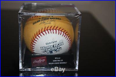 Rawlings Official 2009 Gold and White Home Run Derby Baseball NEW In CUBE