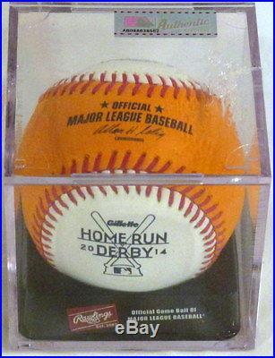 Rawlings Official 2014 Home Run Derby Orange Money Baseball Brand New in Cube