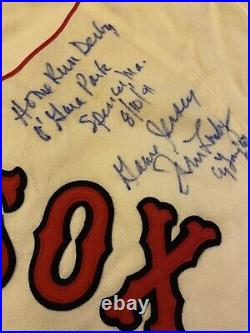 Red Sox Jim Lonborg Game Used Home Run Derby Uniform Jersey & Pants Signed PSA