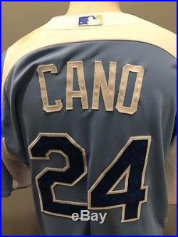 Robinson Cano 2012 Home Run Derby Game Worn Used Jersey- Mlb Auth. Royals Fans