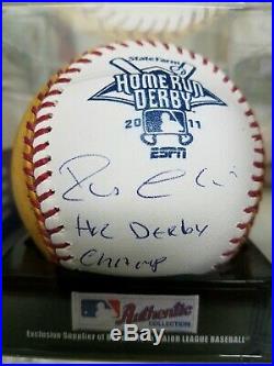 Robinson Cano Signed 2011 Home Run Derby Baseball New York Yankees Mets