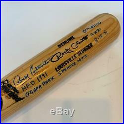 Rocky Colavito Signed Inscribed Home Run Derby Game Used Bat PSA DNA 10