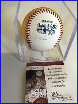 Ryan Howard 2009 Home Run Derby Philadelphia Phillies Autographed Baseball JSA