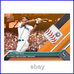 SEALED Home Run Derby Ball Relic #/10 or lower 2023 Topps NOW MLB Home Run Derby