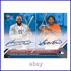 SEALED Home Run Derby Dual Auto Pack # to 99 or Lower Vladimir Guerrero Jr & SR