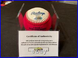 SHOHEI OHTANI Autographed Baseball Signed 2021 HomeRun Derby MONEY BALL AUTO COA