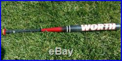 Shaved home run derby Worth Mayhem M7598 34/28 Slowpitch Softball Bat (-6)
