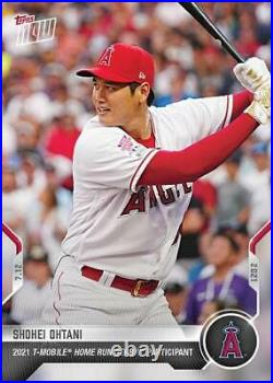 Shohei Ohtani 2021 MLB TOPPS NOW Card 496 2021.7.12 Tops Card Home Run Derby