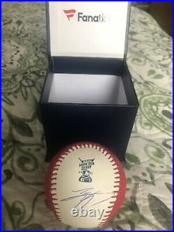 Shohei Ohtani Angels Autographed 2021 Home Run Derby Baseball Fanatics Certified