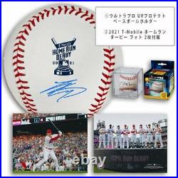 Shohei Otani'S Autographed Baseball Otani Autograph Ball 2021 Home Run Derby