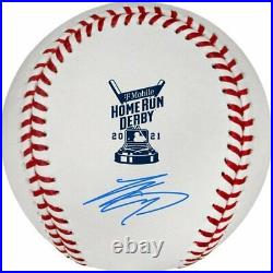 Shohei Otani'S Autographed Baseball Otani Autograph Ball 2021 Home Run Derby