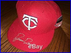 Signed Brian Dozier Minnesota Twins Hat Cap 2014 All Star Game Home Run Derby