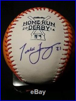 TODD FRAZIER SIGNED AUTOGRAPHED 2014 ALL-STAR HOME RUN Gold DERBY BASEBALL