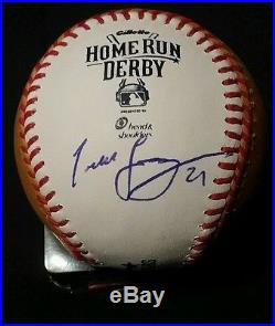 TODD FRAZIER SIGNED AUTOGRAPHED 2015 ALL-STAR HOME RUN DERBY BASEBALL! REDS