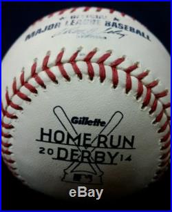 Todd Frazier 2014 Rawlings Official Home Run Derby Baseball Game Used MLB Holo