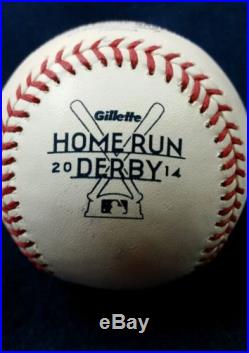 Todd Frazier 2014 Rawlings Official Home Run Derby Baseball Game Used MLB Holo